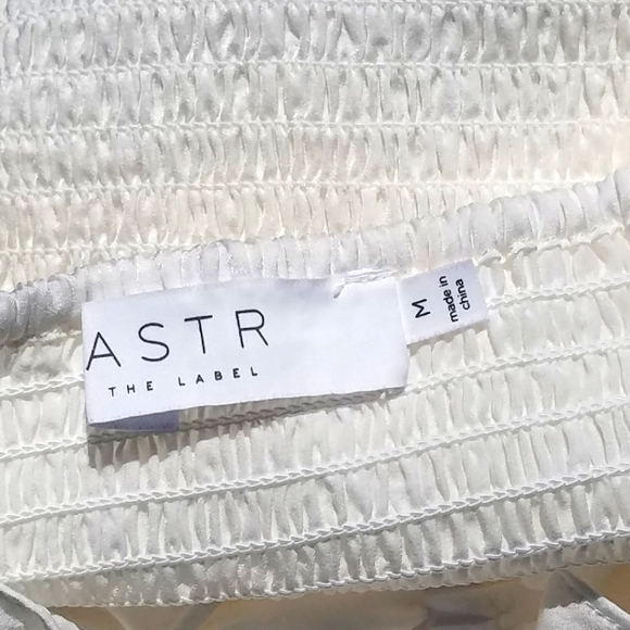 ASTR The Label Ruched Ruffle Shoulder Tank Top - Picture 7 of 7